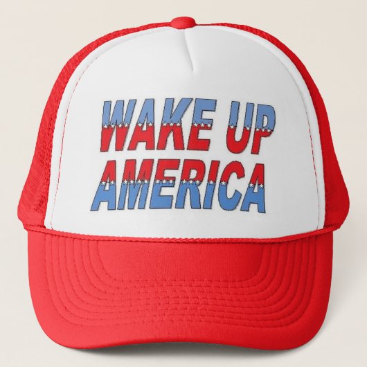 Wake up cap trucker pet (Voorkant)