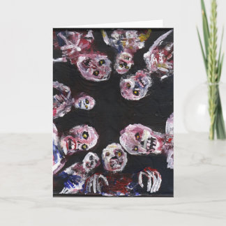 Wake Up Dead beroemd gemaakt door Jack Larson wens Feestdagen Kaart