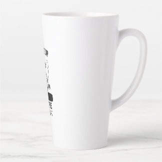 Wake Up Drink Coffee Hustle Herhaal Latte Mok