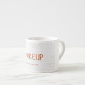 Wake up Espresso cup - motivational coffee design  Kop (Voorkant rechts)