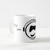 Wake up game sleep repeat koffiemok (Voorkant links)