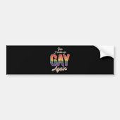 Wake Up Gay Pride Rainbow Queer Gay CSD Partij LGB Bumpersticker (Voorkant)
