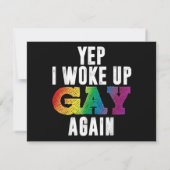 Wake Up Gay Pride - Rainbow Queer Gay CSD Party NL (Achterkant)