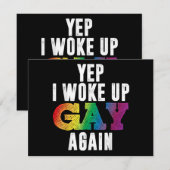 Wake Up Gay Pride - Rainbow Queer Gay CSD Party NL (Voorkant / Achterkant)