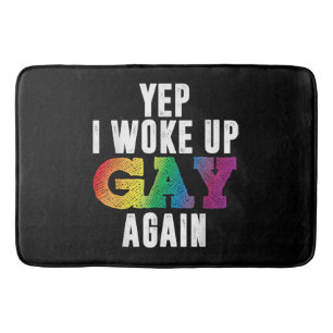 Wake Up Gay Pride - Rainbow Queer Gay CSD Party NL Badmat