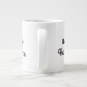 Wake Up Handsome Gift Mug Grote Koffiekop (Achterkant)