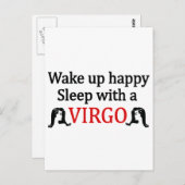 Wake Up Happy Briefkaart (Voorkant / Achterkant)