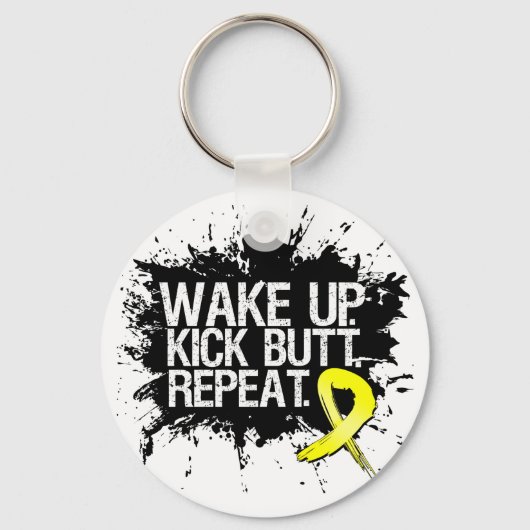 Wake Up Kick Butt Repo - Endometriosis Sleutelhanger (Voorkant)