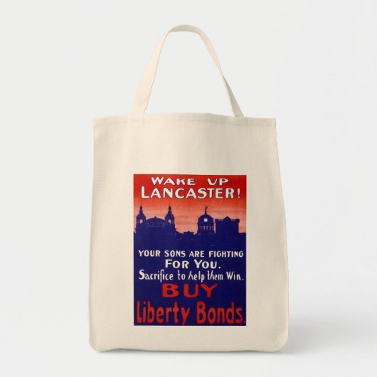 Wake Up Lancaster Tote Bag (Voorkant)
