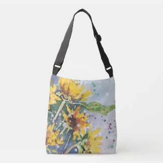 Wake up Little Suzi waterverf print canvas tas