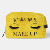 Wake Up & MAKE UP Tas – Zonnig en Sassy (Achterkant)