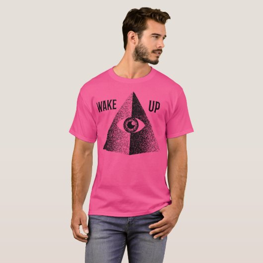 Wake up pyramid 1 t-shirt (Voorkant volledig)