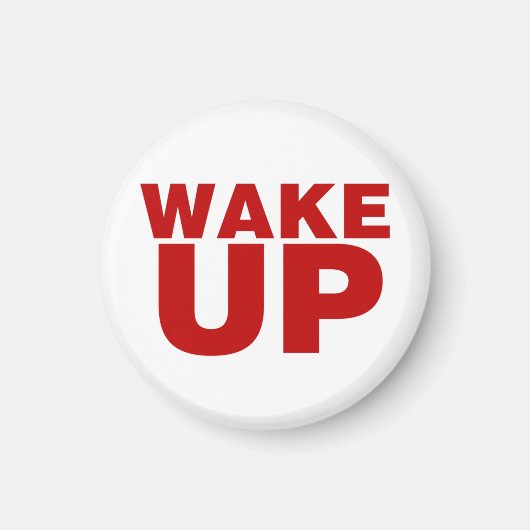 Wake Up Red Magnet (Voorkant)