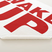 Wake Up Red Sherpa Blanket Deken (3/4)