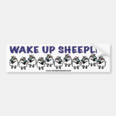 Wake Up Sheeple Bumpersticker (Voorkant)