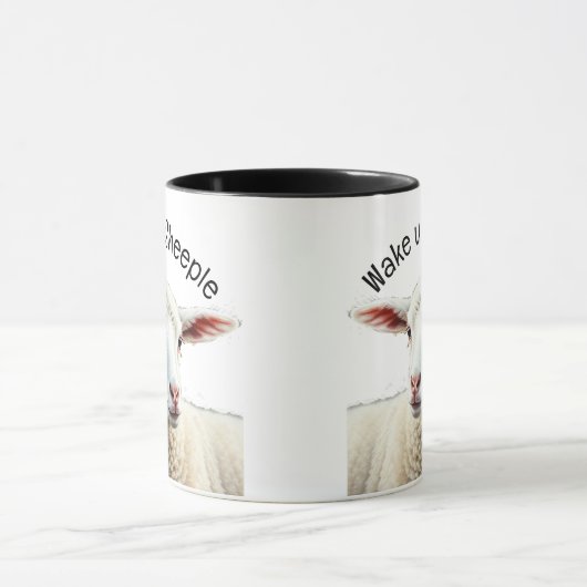 Wake Up Sheeple Conspiracy Theory Quote Mok (Midden)