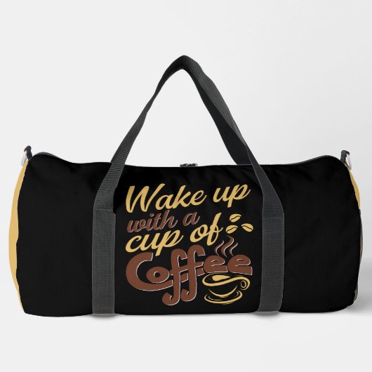 Wake Up With Coffee Graphic Plunjezak (Voorkant)