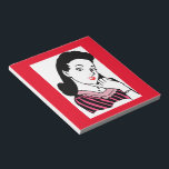 Wake Woman Notitieblok<br><div class="desc">Roodbandluck</div>