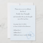  Wake / (Wonen) Begrafenis -- Butterfly Kaart (Achterkant)