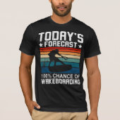 Wakeboard and Wakeboarding Forecast T-shirt (Voorkant)