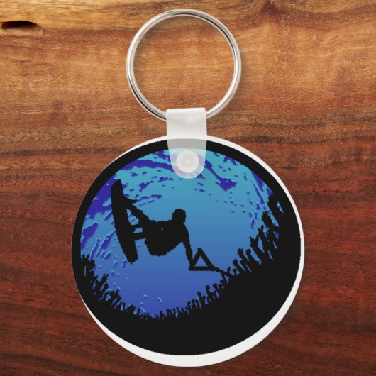 Wakeboard Bubble Burst Sleutelhanger (Voorkant)