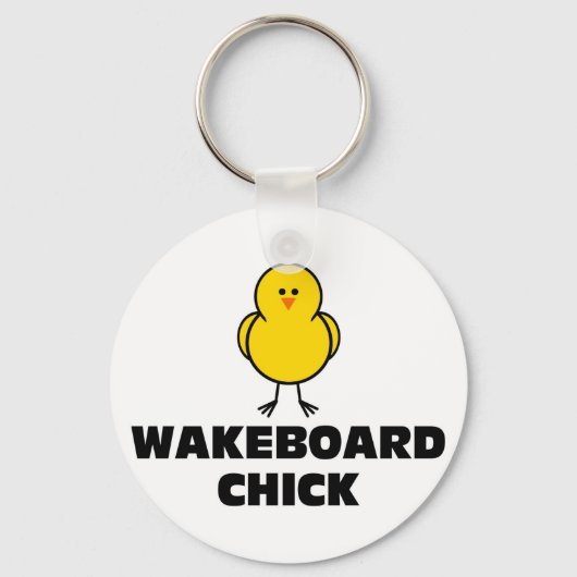 Wakeboard Chick Sleutelhanger (Voorkant)