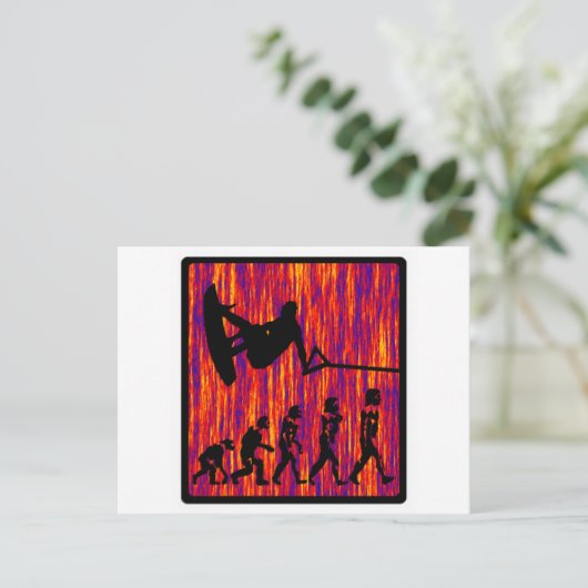 Wakeboard Evolve Altijd Briefkaart (Staand voorkant)