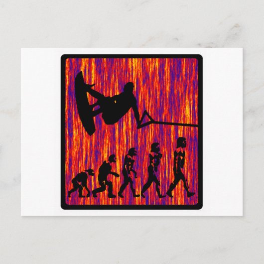 Wakeboard Evolve Altijd Briefkaart (Voorkant)