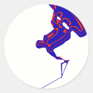 Wakeboard Flow Ronde Sticker