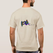 Wakeboard kleurendraai T-shirt (Achterkant)
