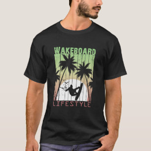 Wakeboard Lifestyle ontwerp voor kiezen T-shirt