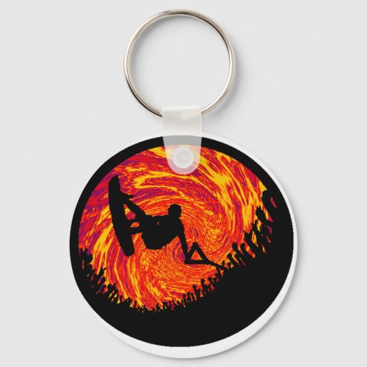 WAKEBOARD OVER GEWOGEN SLEUTELHANGER (Voorkant)