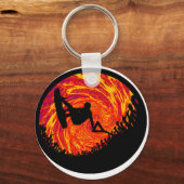 WAKEBOARD OVER GEWOGEN SLEUTELHANGER (Voorkant)