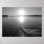 Wakeboard sunset poster (Voorkant)