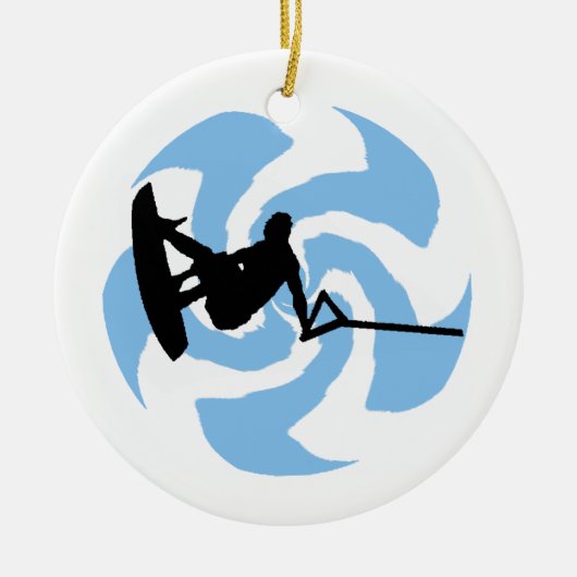 WAKEBOARD THONDER BROUGHT KERAMISCH ORNAMENT (Voorkant)