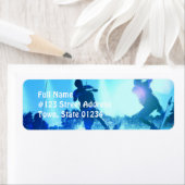 Wakeboard Trio Retouradreslabel Etiket (Insitu)