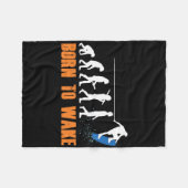 Wakeboard Wakeboarder Wakeboarden Freestyle Wake Fleece Deken (Voorkant (Horizontaal))