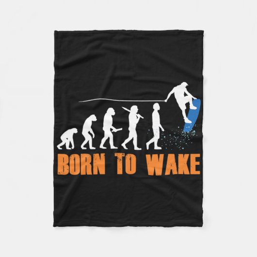 Wakeboard Wakeboarder Wakeboarden Freestyle Wake Fleece Deken (Voorkant)