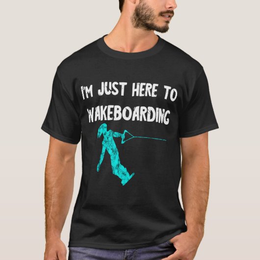 Wakeboard water ski wakeboarden water t-shirt (Voorkant)