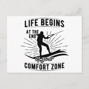 Wakeboard   Zee van Waterski Wakeboard Briefkaart