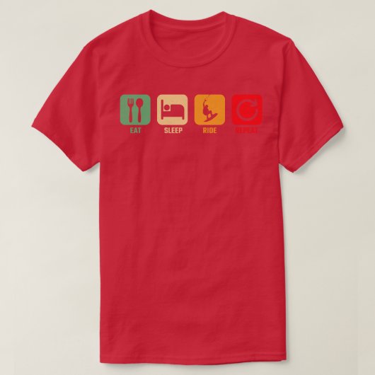 Wakeboarden 1 t-shirt (Design voorkant)