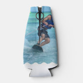 Wakeboarden in de tropen flesjeskoeler (Achterkant)