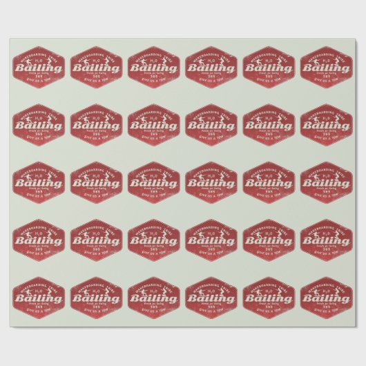 Wakeboarden op borgtocht cadeaupapier (Vlak)