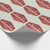 Wakeboarden op borgtocht cadeaupapier (Hoek)