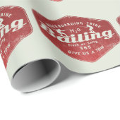 Wakeboarden op borgtocht cadeaupapier (Rol Hoek)