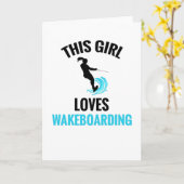 Wakeboarden voor vrouwen | wakeboarder kaart (Gele Bloem)