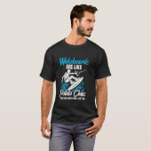Wakeboarden Wakesurfer Aardappelchips Wakeboarden T-shirt (Voorkant volledig)