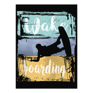 Wakeboarder Foto Afdruk