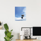 Wakeboarder Jumping Poster (Thuiskantoor)