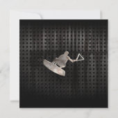 Wakeboarder; Koel zwart Kaart (Achterkant)